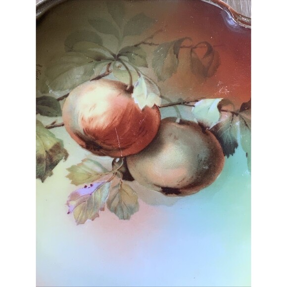 Jaeger J&C Louise Bavaria Germany Porcelain Wall Plate - Apples On Tree JAE50 - Picture 5 of 8